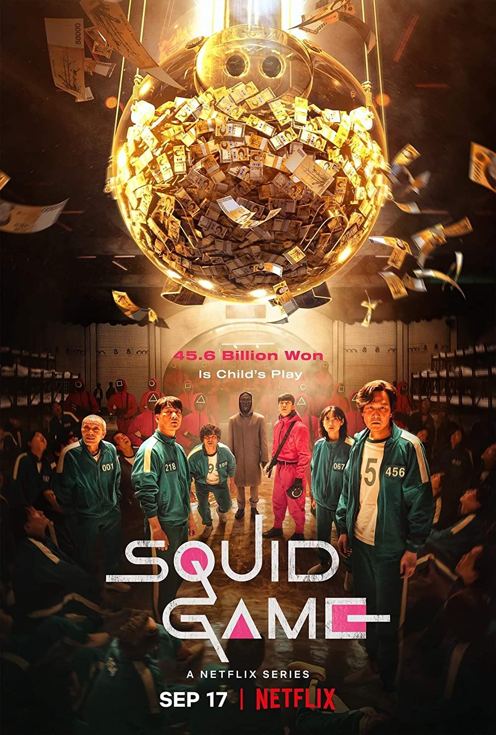 Squid Game Netflix Korean Dramas Poster