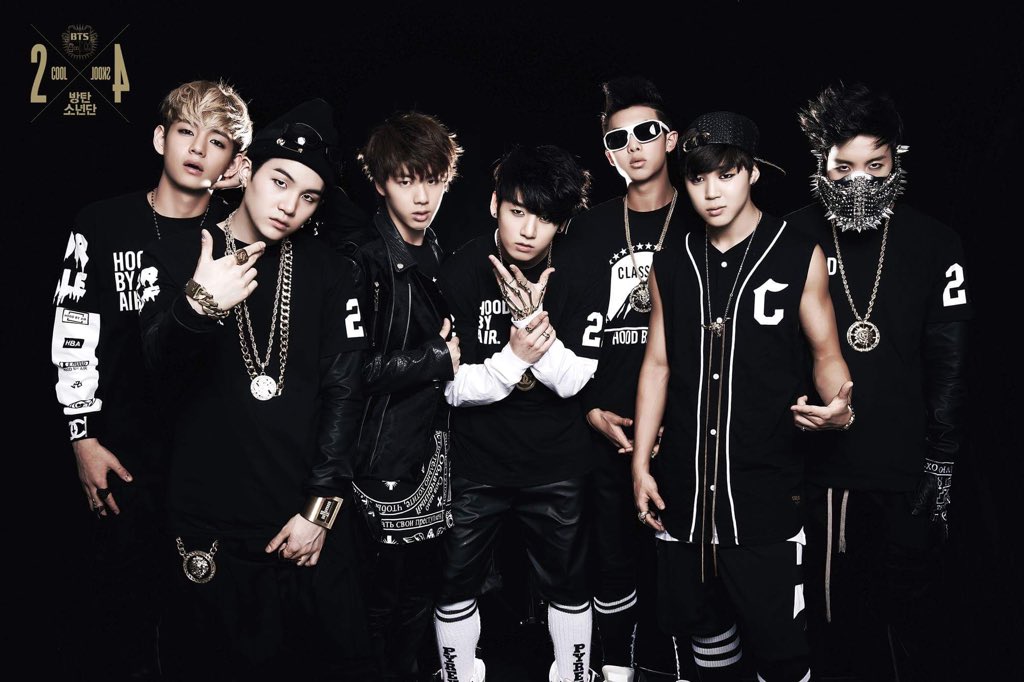 BTS 2 Kool 4 Skool ALbum concept photo k-pop groups